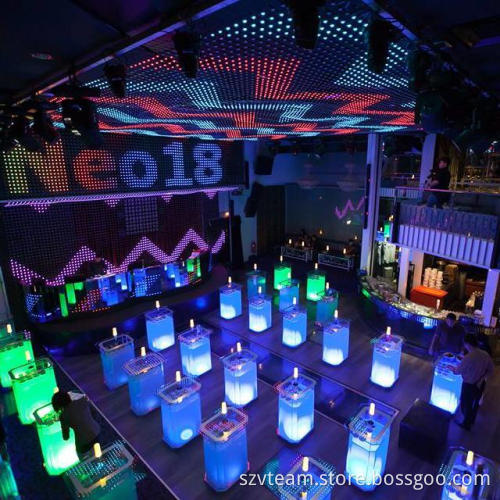 Flexible Soft Foldable Mesh Display Screen LED Curtain (Flxi-P35/55/80mm)